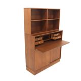 Scandinavian teak secretary, "Fiesta", Bräntorps Industrier, Nybro, Sweden, 1960