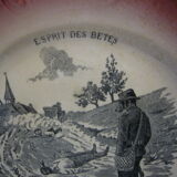 Sarreguemine talking plates