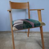 Chair with vintage Scandinavian armrests