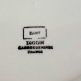 8 flat plates Dany model, Digoin Sarreguemines