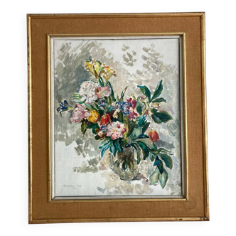 Large still life painting bouquet