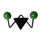 Door coat patère balls