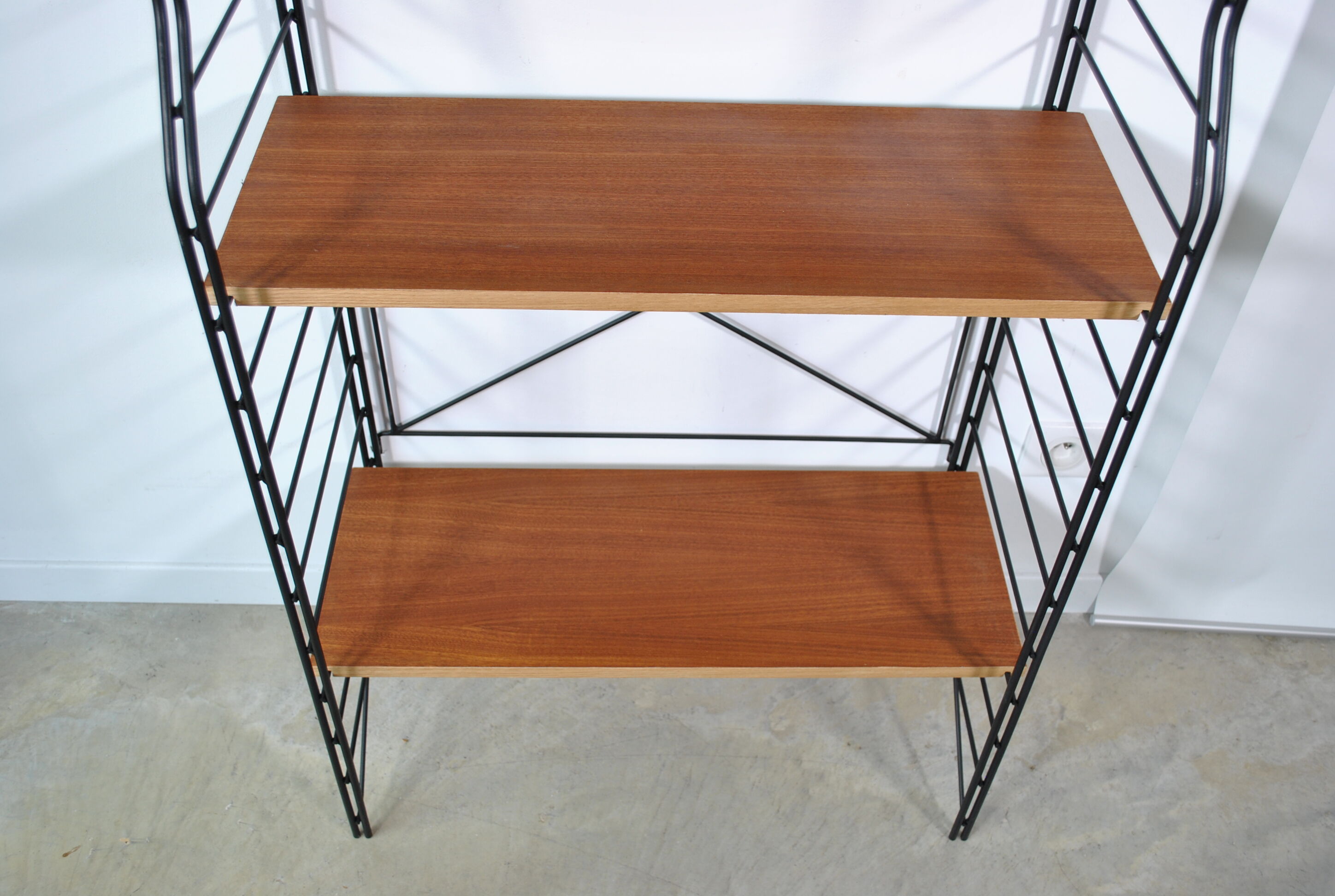 Library shelves 1960