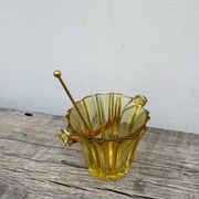 Seau à glace 1970 en verre