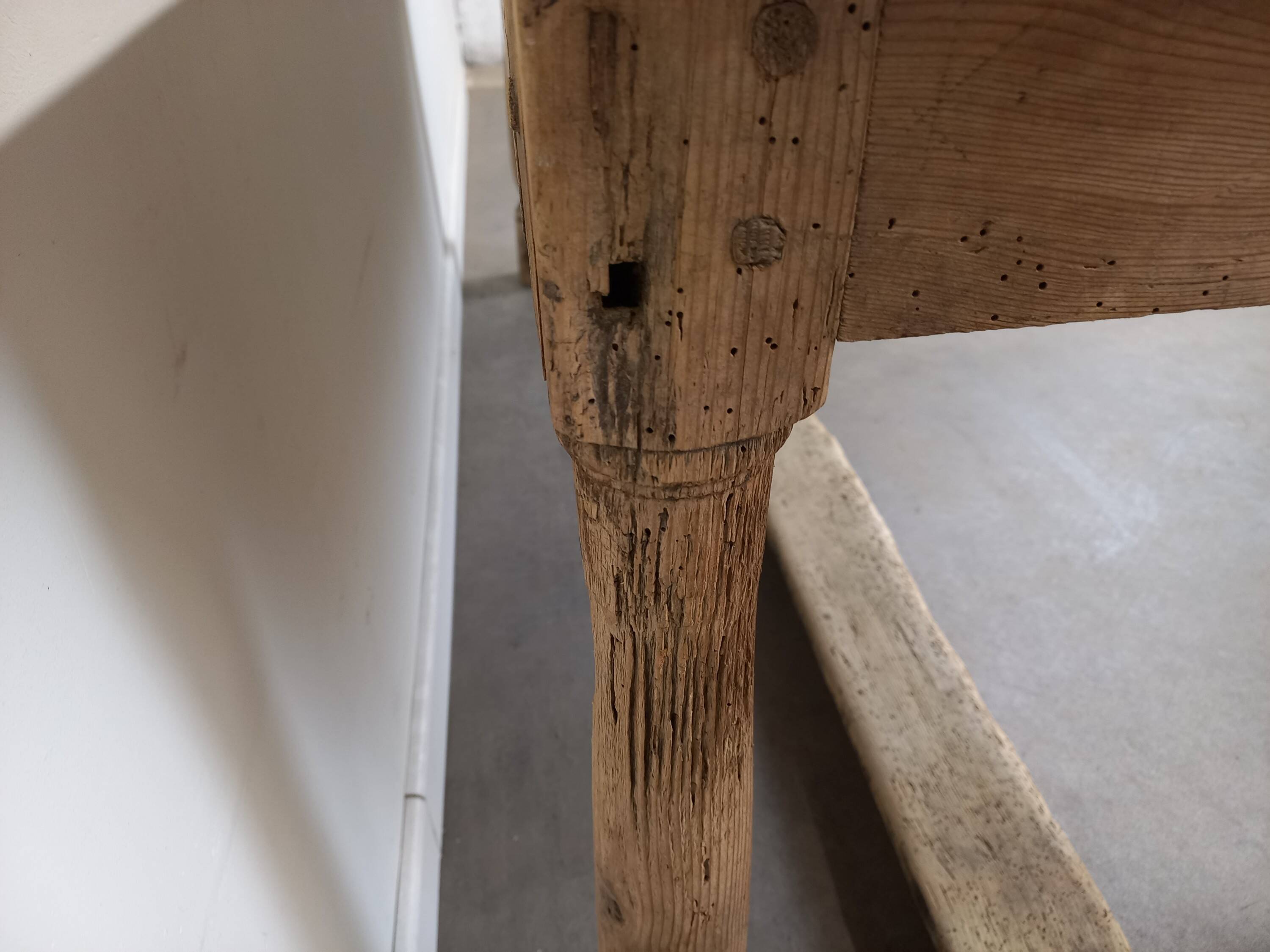 Antique farmhouse table