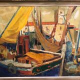 Tableau Marine Guy Jeanjean 1966