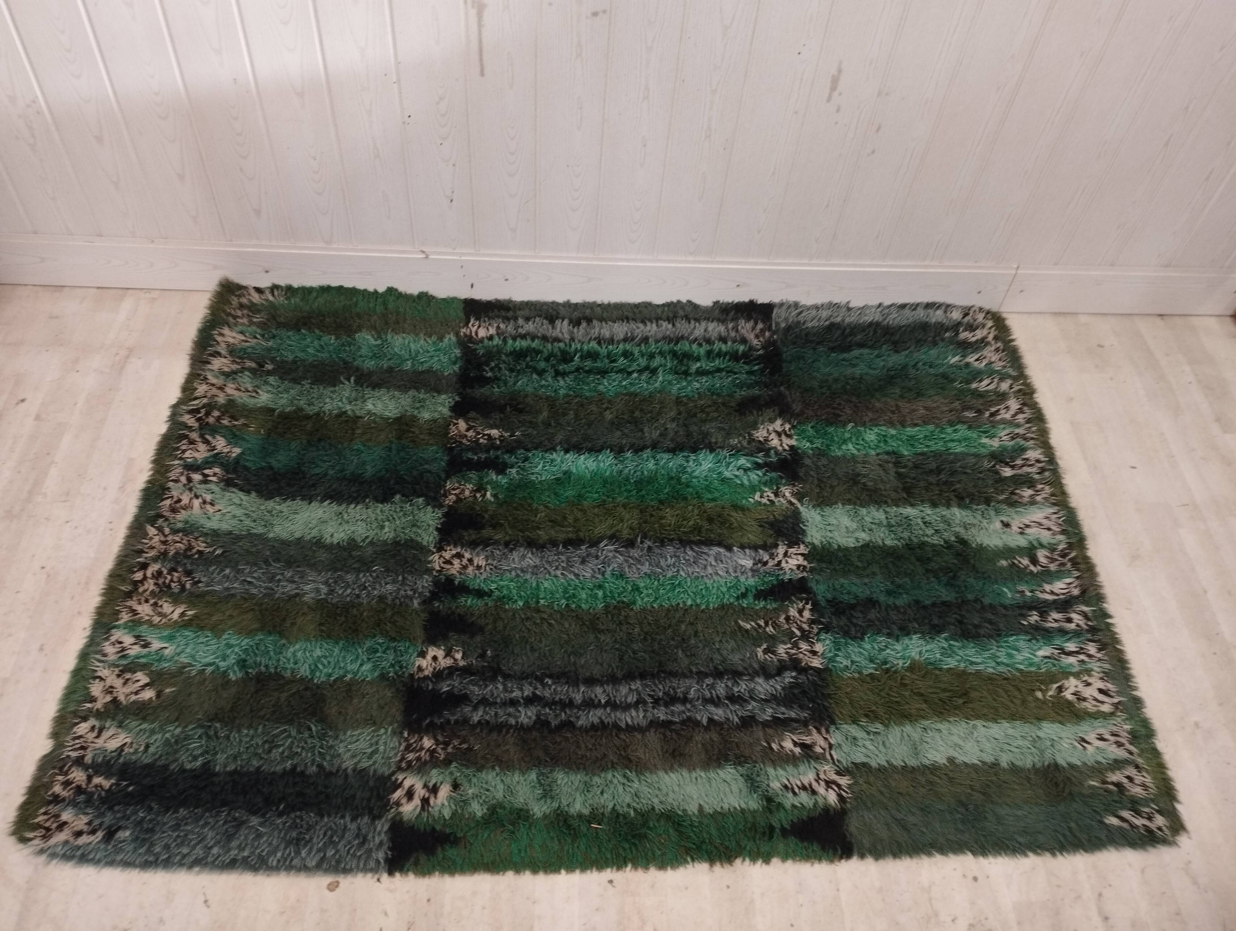 Vintage Scandinavian rug Marianne Richter 195x135cm