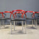 Vintage Lotus chairs by Hartmut Lohmeyer for Kusch & Co., 1970s, set of 6