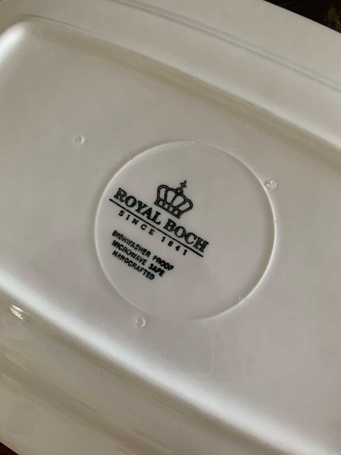 Pair of Royal Boch plates