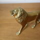 Vintage brass lion