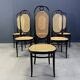 Thonet no. 207 dining chairs 'Long John', set of 6, 1985