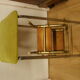 Stepladder stool in green vintage formica