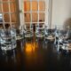8 Scandinavian crystal glasses by Tapio Wirkkala