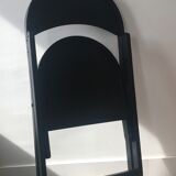 Chaise pliante noire