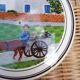 Boite en porcelaine Villeroy & Boch au décor naïf signé Laplau