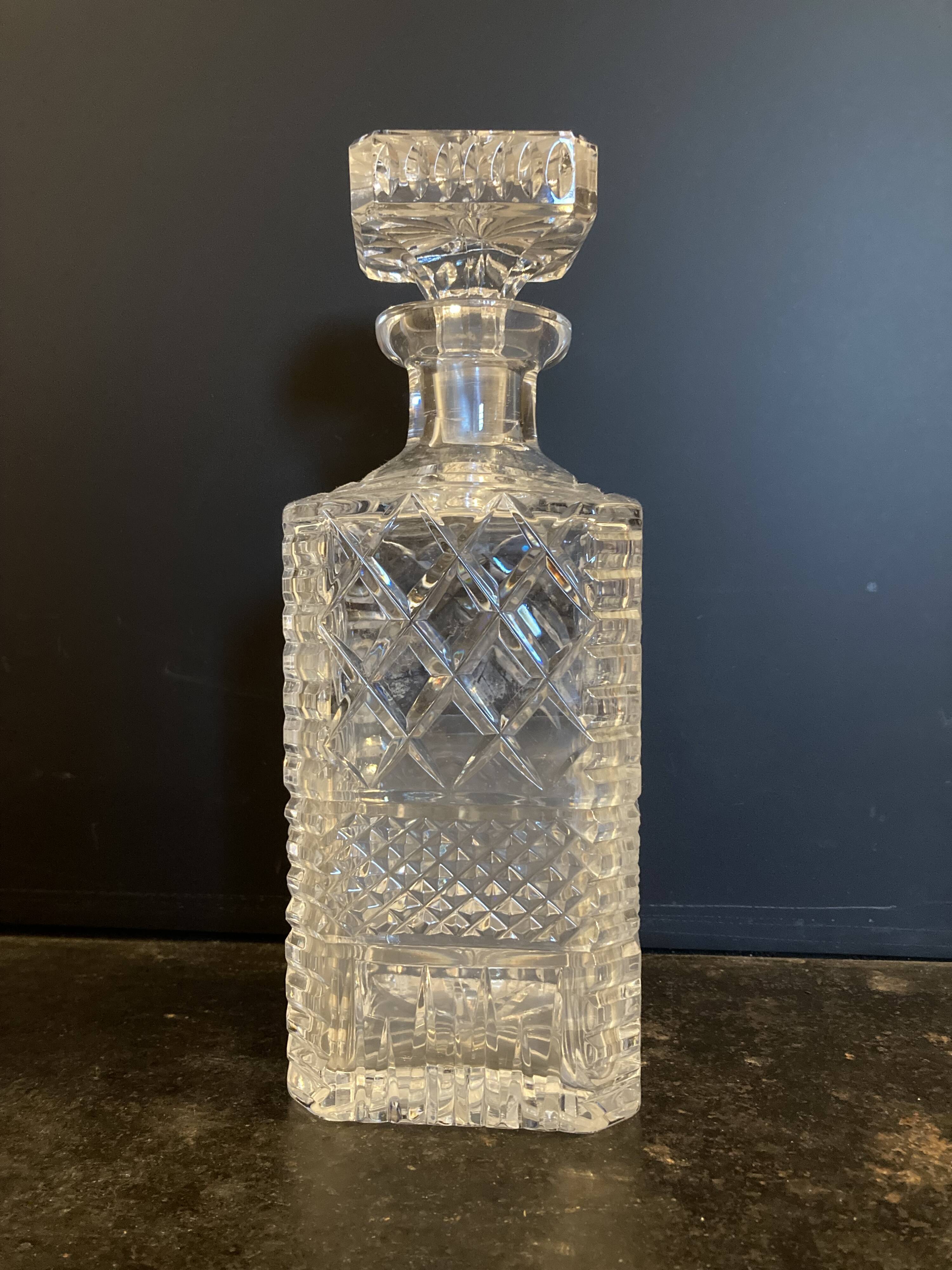 Crystal Whisky Carafe Year 60-70