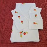 Tablecloth and napkins