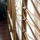 Rattan bed headboard - bamboo