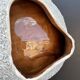 Large ceramic bowl lava Vallauris 1970s