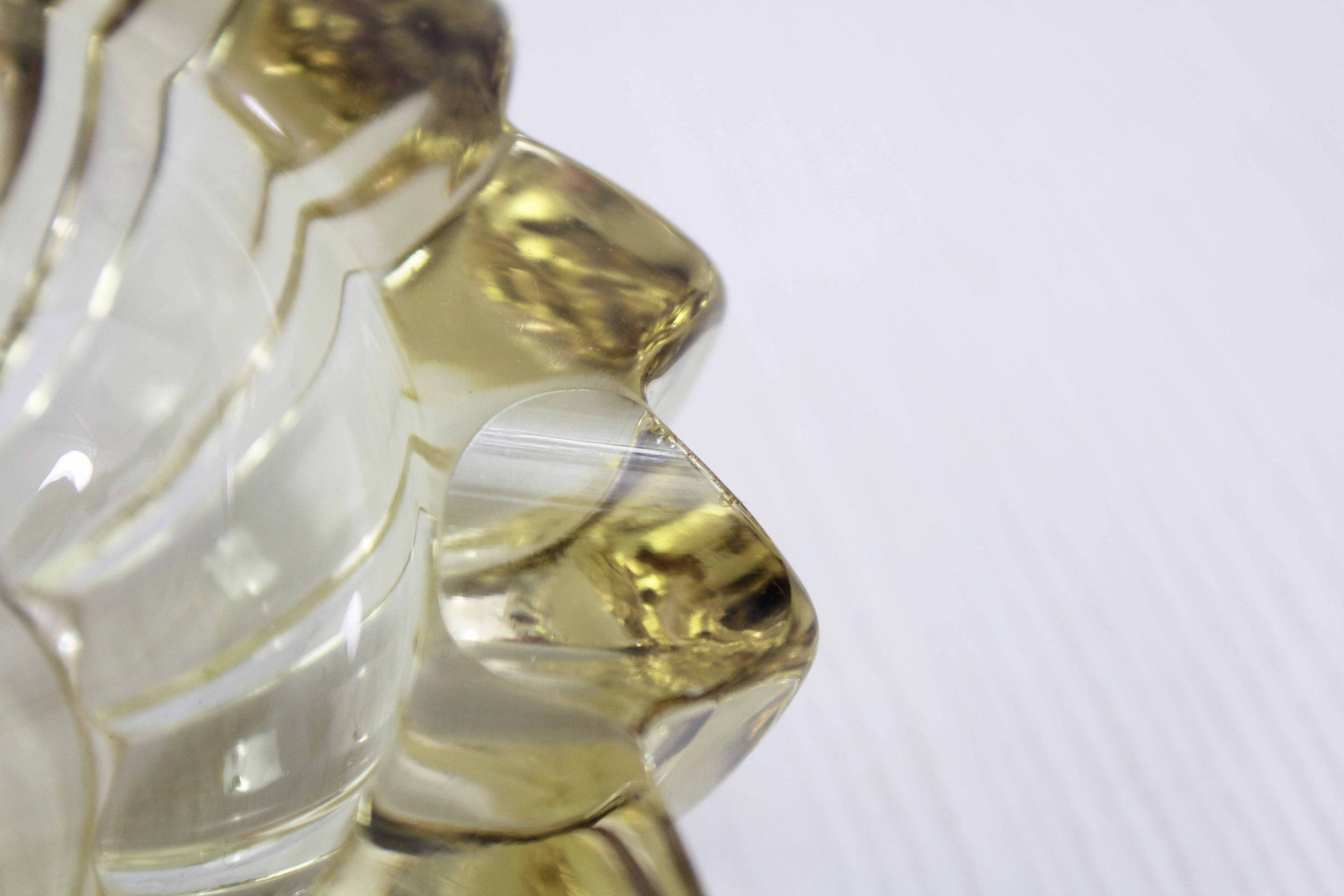 P.D'Avesn Art Deco Crystal Ashtray