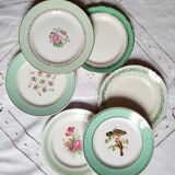Flat earthenware plates