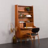 Johannes Sorth Nexo bookcase with secretaire, Denmark 1960s