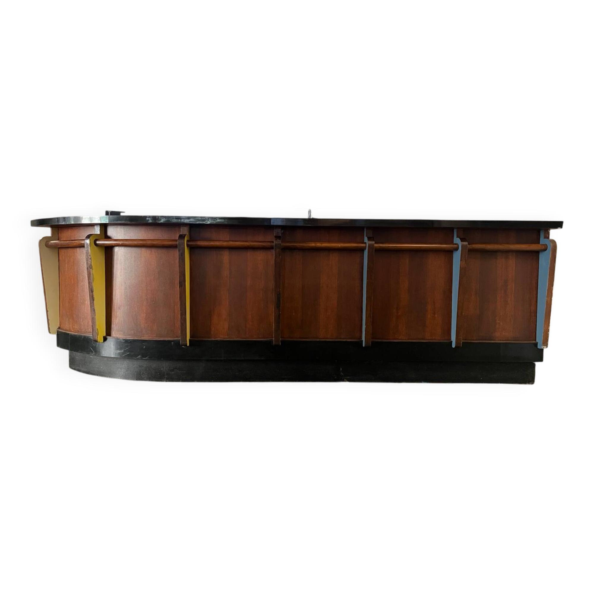 1950s oak and Formica bar