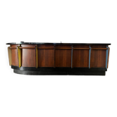 1950s bar in oak and Formica