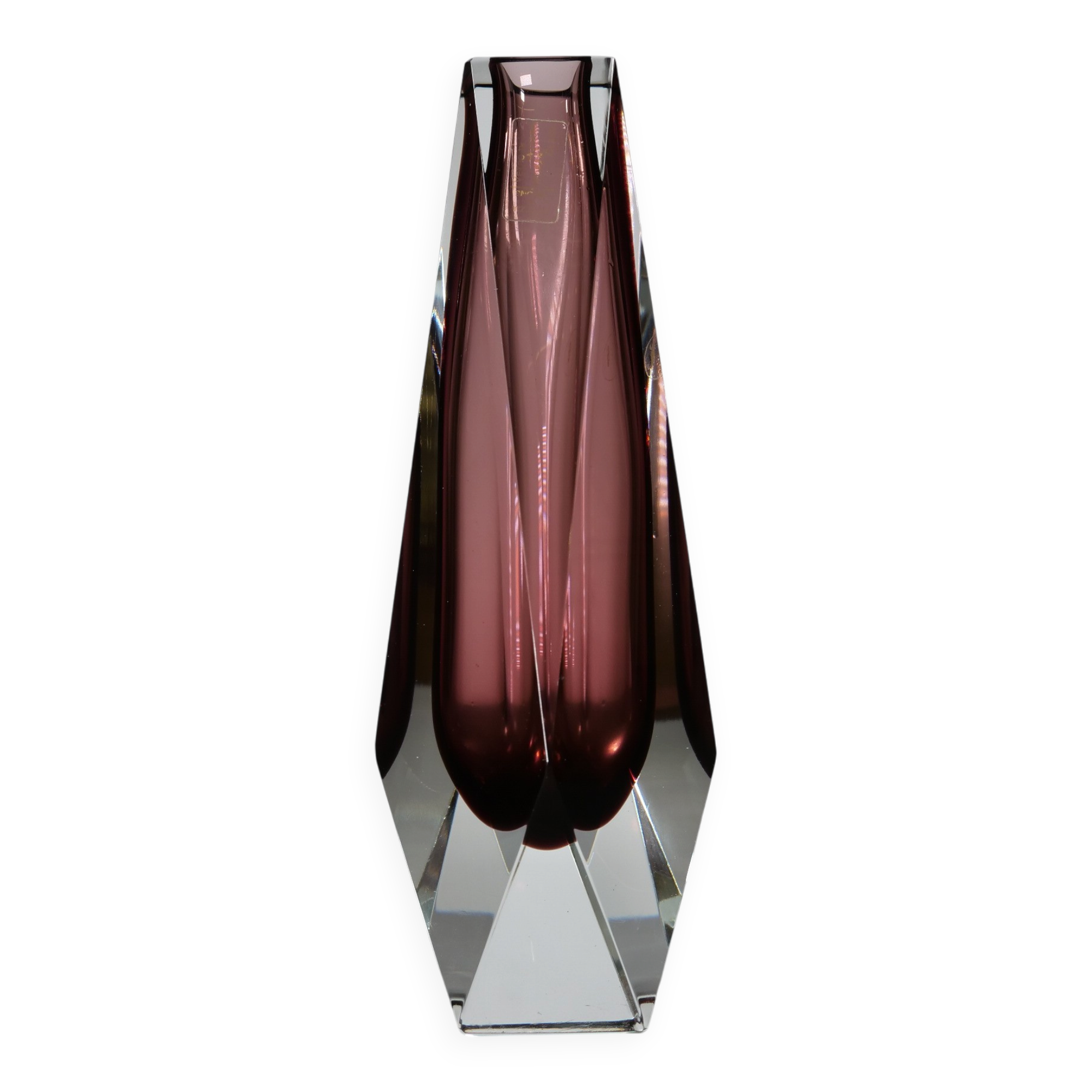 Murano Glass Vase by Luigi Mandruzzato, 1970s