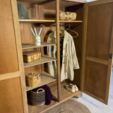 Parisian wardrobe in solid oak