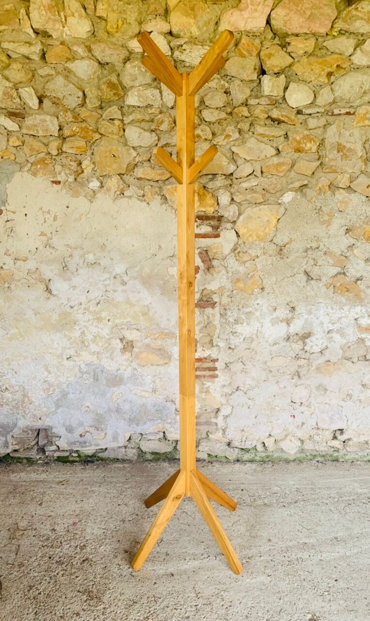 Vintage floor-standing coat rack, circa 1970s