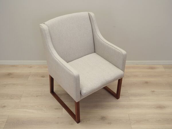 Fauteuil en teck, design danois, années 1970, designer : Borge Mogensen, production : Fredericia Furniture