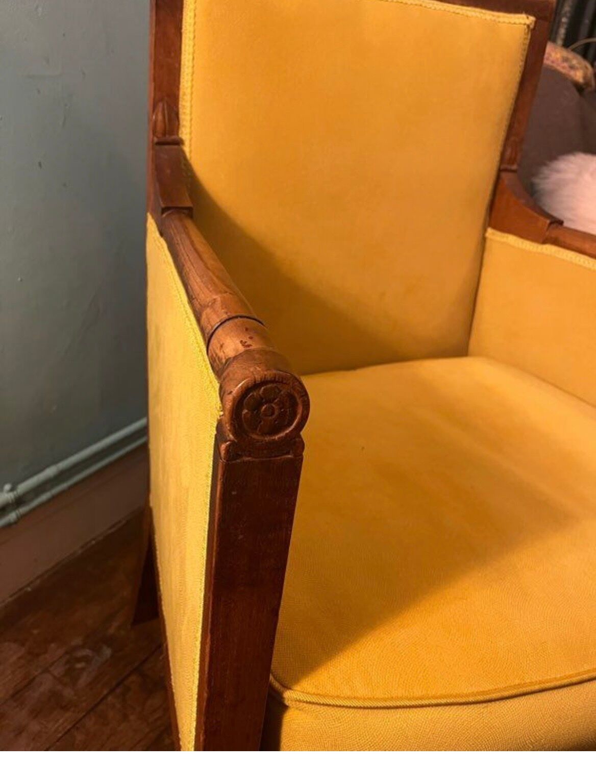 Fauteuil bergère restauration