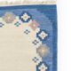Scandinavian style vintage flat weave/kilim rug