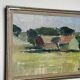 Swedish Oil on Canvas – “Farm, Grevie” by Helge Cardell