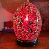 Mosaic egg lamp