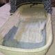 White rattan baby bed bassinet France 70's
