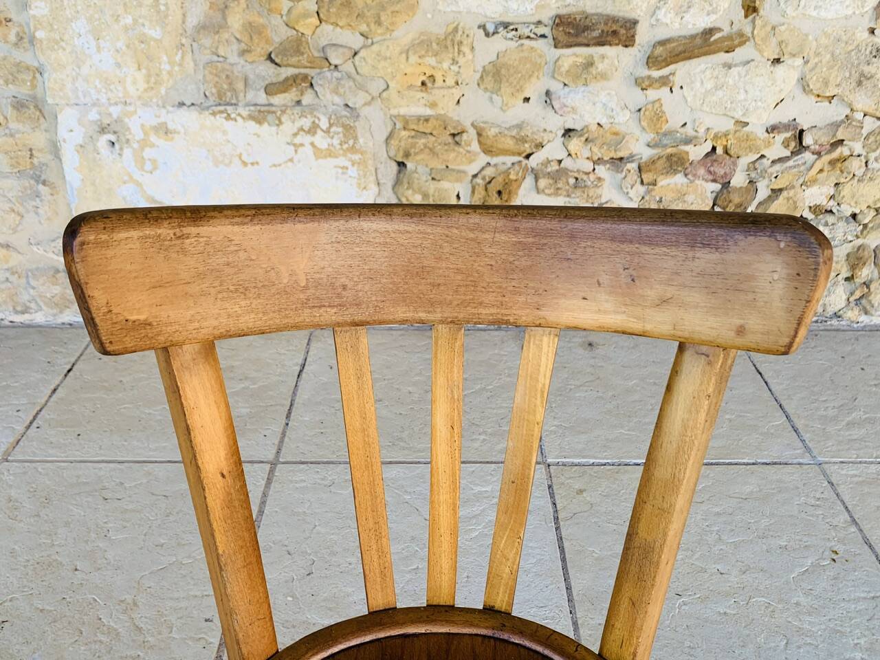 Pair of bistro chairs by Luterma, circa 50-60