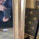 Louis XVI style mirror with 19th gold leaf