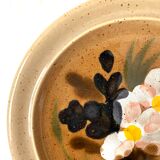 Assiettes à dessert en céramique MBFA Pornic , années 70