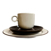 Ensemble de petit-déjeuner trio conçu par W. Karnagel Rosenthal Studio-line, Allemagne dans les années 1970.