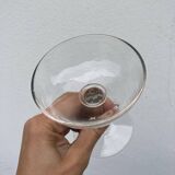 4 blown glasses / antique cups