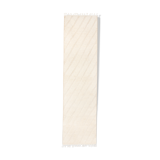 Berbere carpet beni ouarain ecru corridor with relief bands 303 x 78 cm