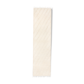 Tapis berbère beni ouarain ecru de couloir avec bandes en relief 303 x 78 cm