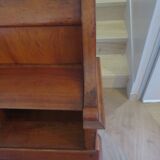 Antique trunk bench - Louis Philippe style - trunk seat - solid wood