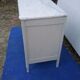 Commode style L XVI white marble