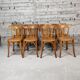 Lot de 8 chaises bistrot