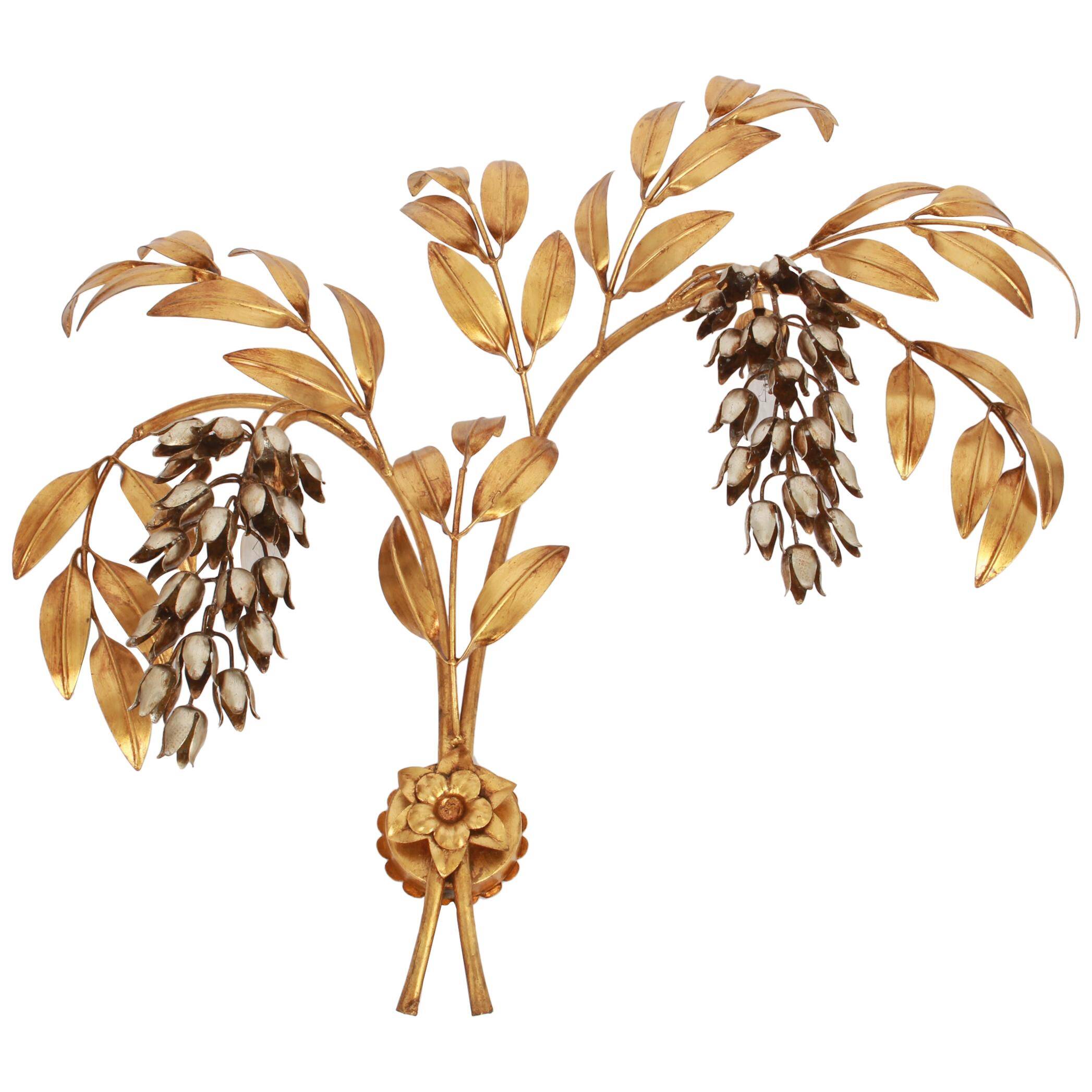 Monumental Wall Light Hans Kögl Pioggia D'oro, 1970s