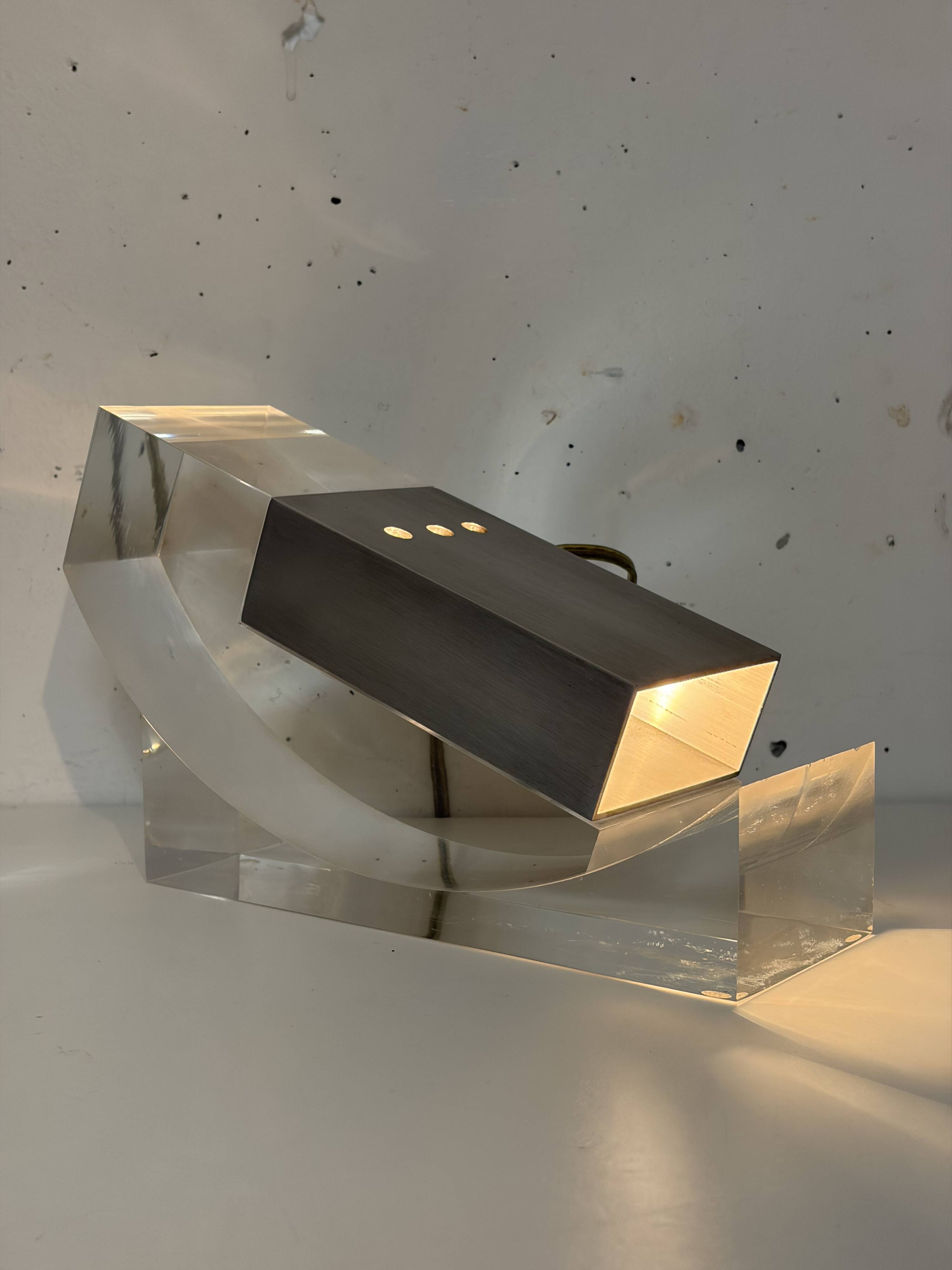 "Stamp" lamp by Michel Bankowski, Distrimex 1972