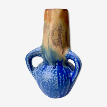 Vase 3 anses grès émaillé - G Metenier